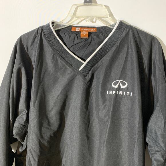 Harrinton lightweight pullover jacket size S small black infinity - Picture 2 of 7